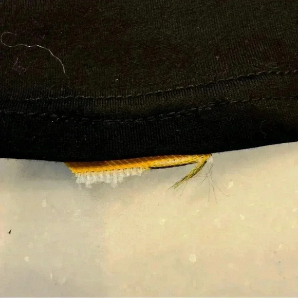 NWOT Raw Men’s Black Tee With White Graphic Stick Figure Short Sleeve Size M - Picture 7 of 8